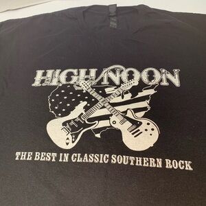 Men’s Black High Noon Graphic T Shirt size Ex Large